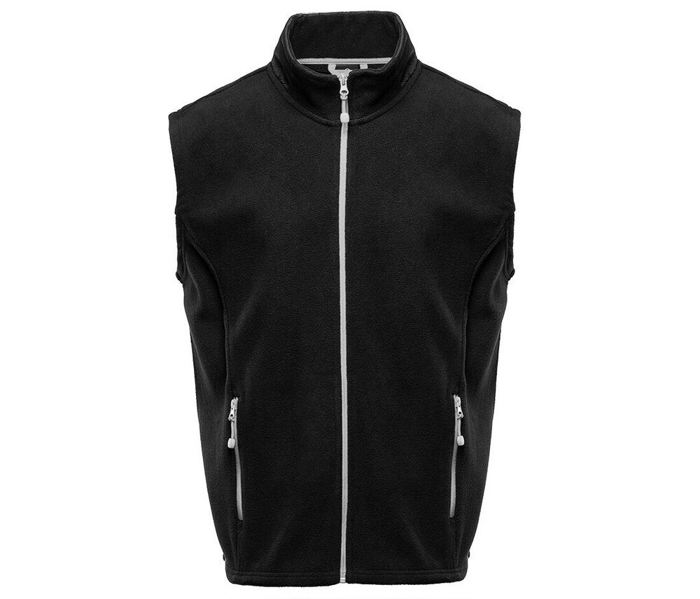 BLACK&MATCH BM500 - Bodywarmer polaire contrasté