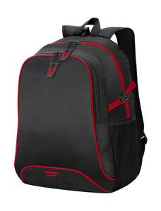 Shugon SH7677 - Osaka Basic Backpack Noir/Rouge