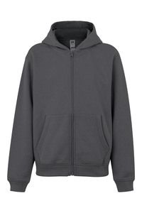 Mukua SF270K - SWEAT KIDS À CAPUCHE ZIPPÉE Dark Grey