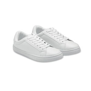 GiftRetail MO2039 - BLANCOS Baskets en PU Taille 39 Blanc