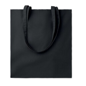 GiftRetail MO6851 - TURA COLOUR Sac shopping coton biologique Noir