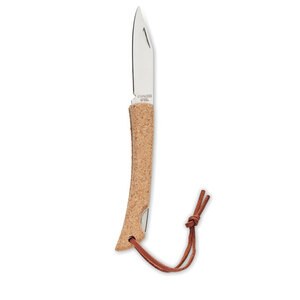 GiftRetail MO6956 - BLADEKORK Couteau pliable manche liège Beige