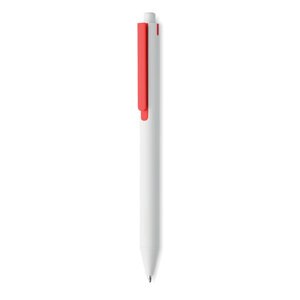 GiftRetail MO6991 - SIDE Stylo poussoir en ABS recyclé Rouge