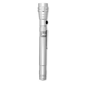 GiftRetail MO8621 - STRECH-TORCH Lampe extensible Argent