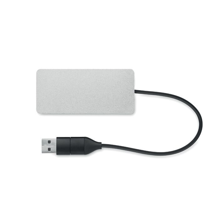 GiftRetail MO2142 - HUB-C Hub USB 3 ports avec câble 20cm