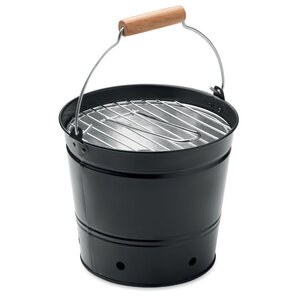 GiftRetail MO2192 - BBQTRAY Barbecue seau portable Noir