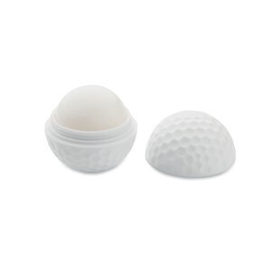 GiftRetail MO2215 - GOLF Baume à lèvres balle de golf Blanc