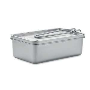 GiftRetail MO2224 - TAMELUNCH Lunchbox en acier inox Argent
