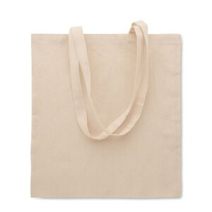 GiftRetail MO2245 - SHOPPI Sac shopping en poly coton Beige