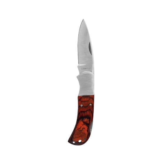 EgotierPro 28347 - Couteau de poche chic en bois inox TOP
