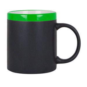 EgotierPro 28199 - Mug en céramique 300 ml avec craie SLATE VECL