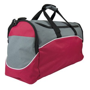 EgotierPro 37028 - Sac de sport polyester 600D haute qualité, ouverture large, poches zippées HALE