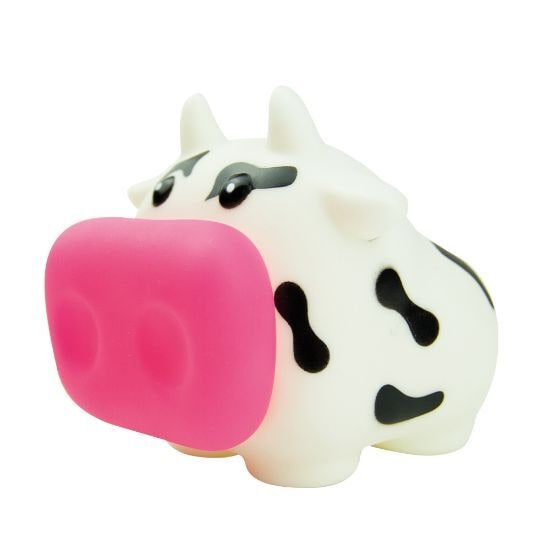 EgotierPro 37089 - Tirelire en forme de vache en caoutchouc MU