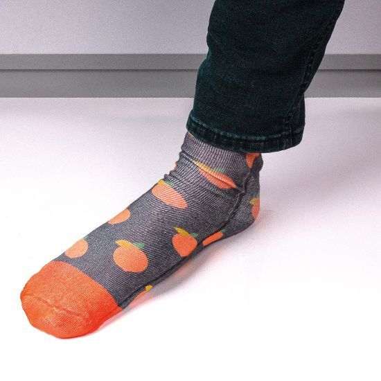 EgotierPro 38040 - Chaussette polyester taille unique sublimation FOOT