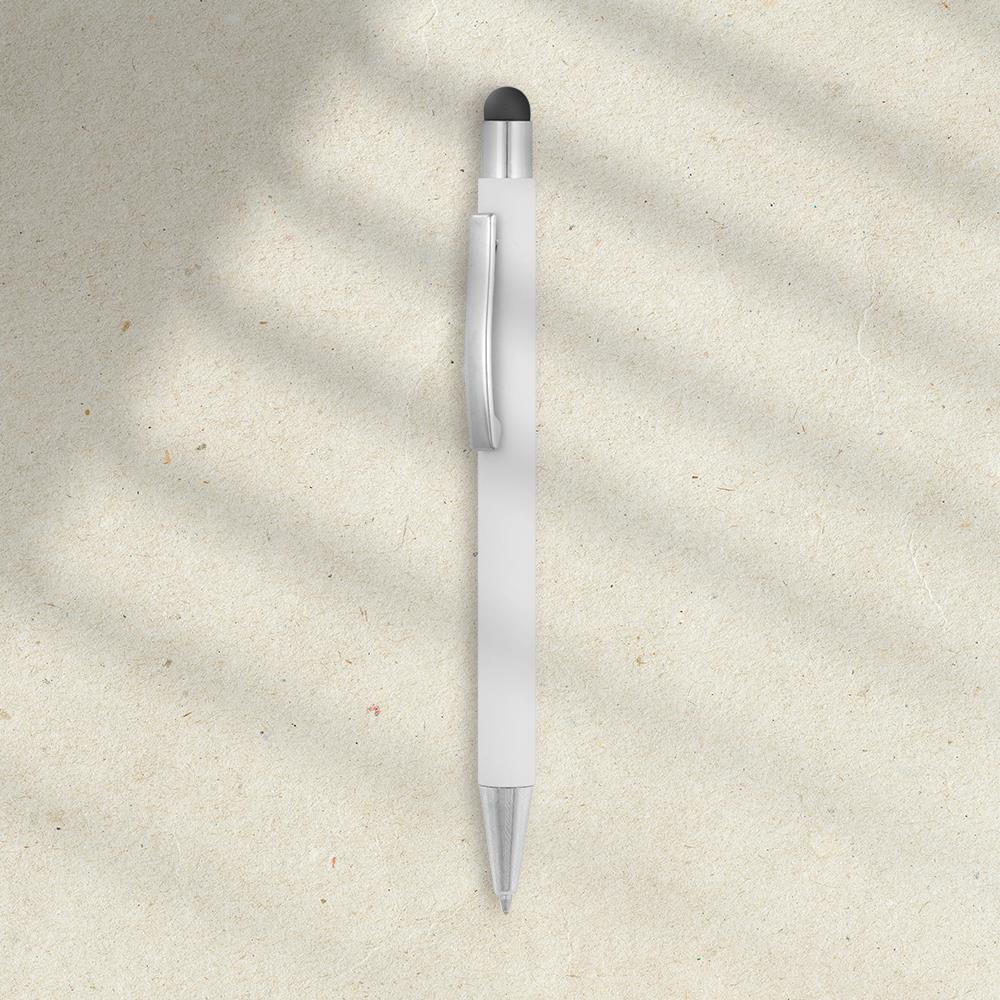 EgotierPro 39049 - Stylo en aluminium avec finition caoutchouc DATA