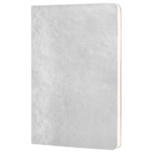 EgotierPro 39510 - Carnet couverture flexible PU 96 feuilles crème CORPORATE