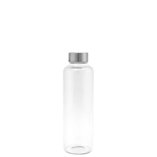 EgotierPro 39535 - Bouteille en verre borosilicate avec robinet inox 550 ml EAU