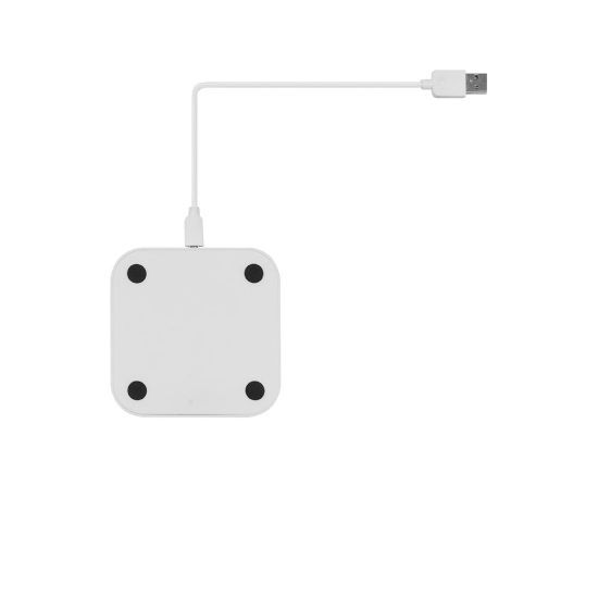 EgotierPro 39550 - Chargeur sans fil 5W avec 2 ports USB CYBER