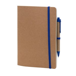 EgotierPro 50031 - Carnet cartonné 60 feuilles crème élastique LOFT Bleu