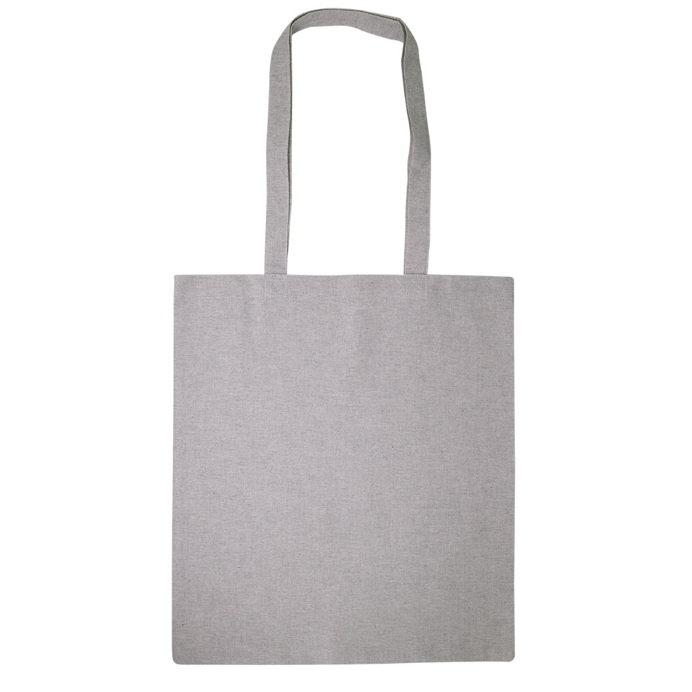 EgotierPro 50538 - Sac tote en coton recyclé à longues anses WATERFALL