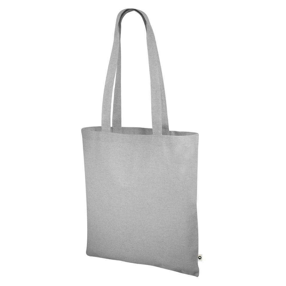 EgotierPro 50538 - Sac tote en coton recyclé à longues anses WATERFALL