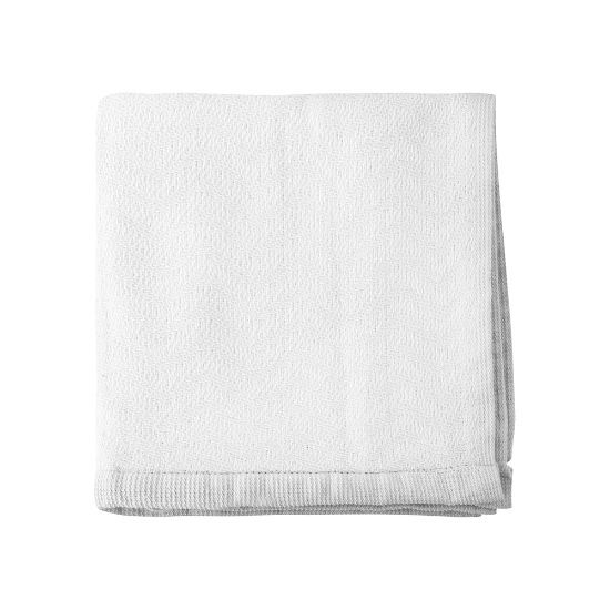 EgotierPro 50671 - Tissu Blanc 70% Coton Recyclé SEAQUAL
