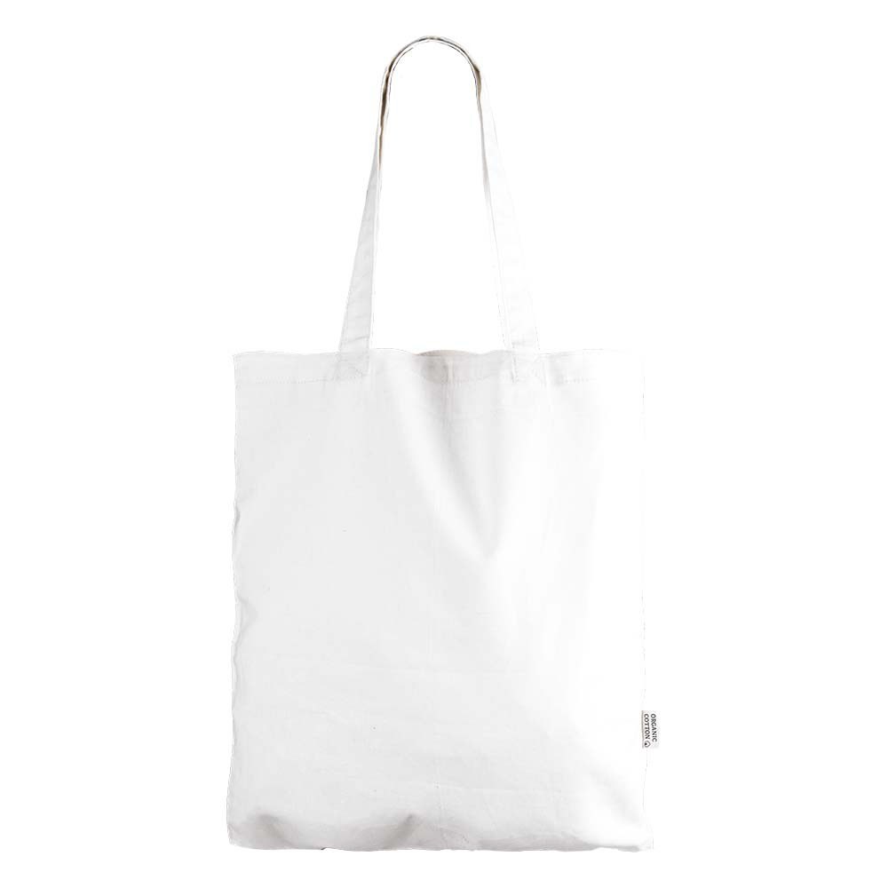 EgotierPro 52043 - Sac en Coton Bio 140 gr/m² à Longues Anses COLORS