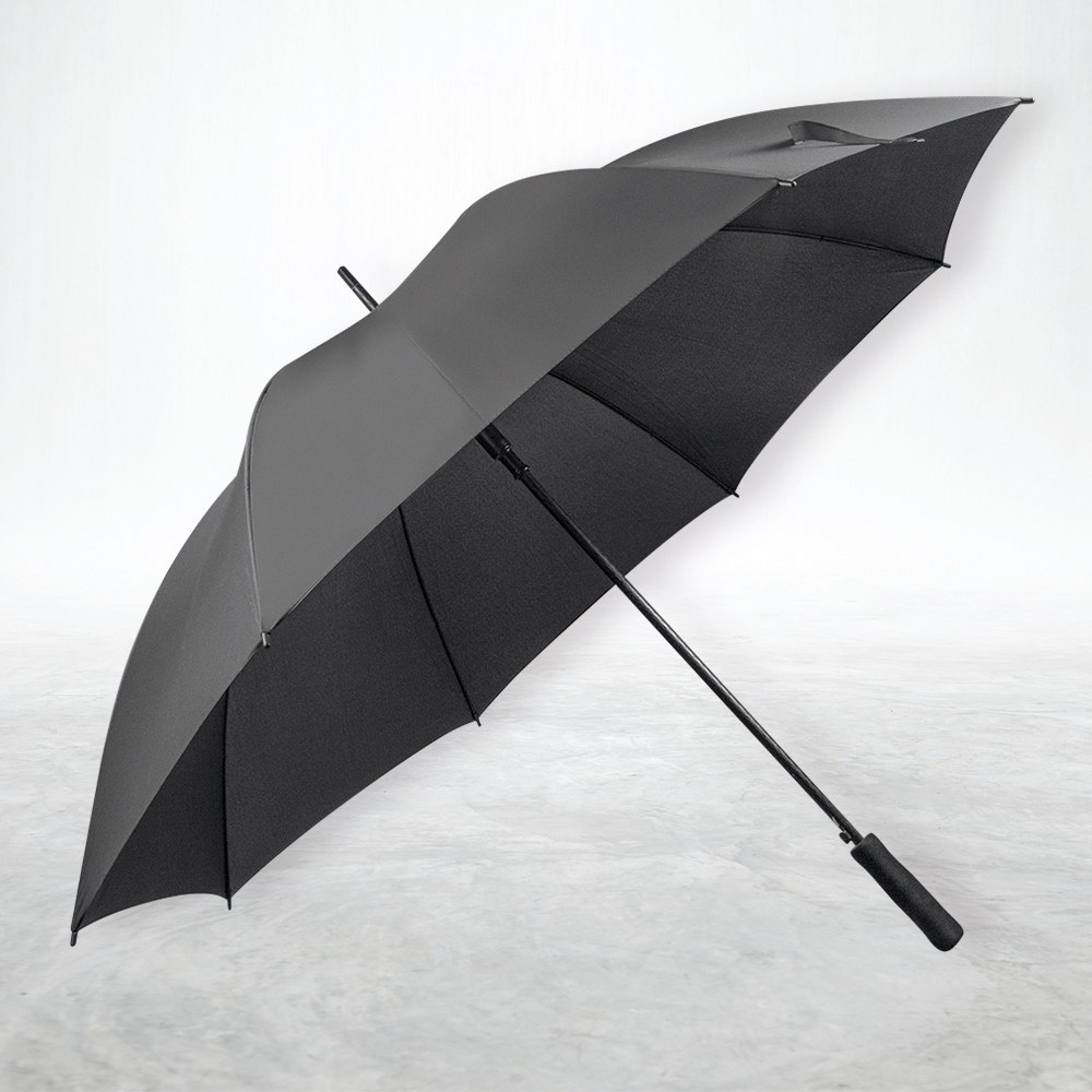 EgotierPro 52517 - Parapluie Automatique Anti-Vent 131cm Pongee Fibre MOOSE