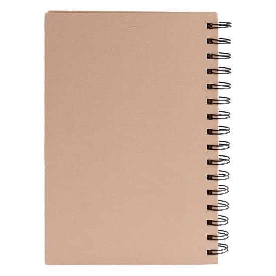 EgotierPro 52576 - Carnet A5 spirale couverture dure 80 feuilles SISTELO