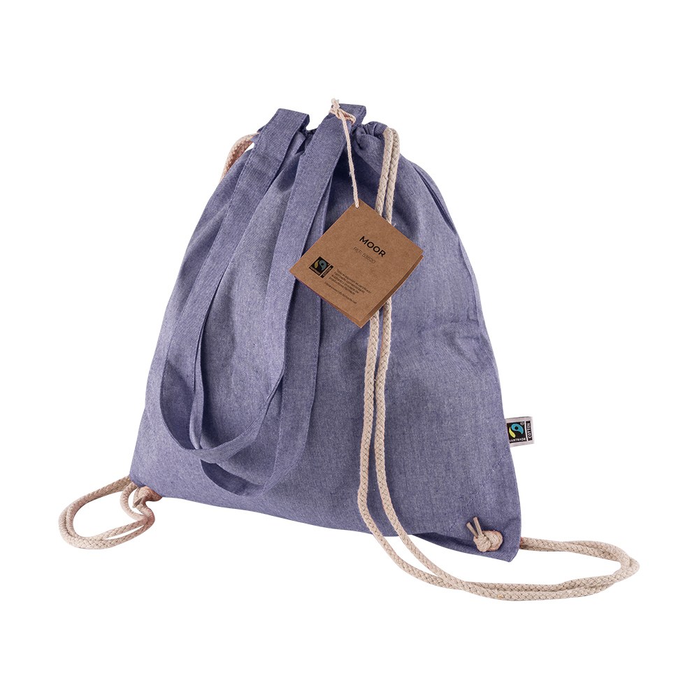 EgotierPro 53520 - Sac à Dos en Coton Recyclé Fairtrade MOOR