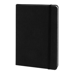 EgotierPro 53560 - Carnet A5 RPET 80 Feuilles Lignées Elastic FSC THELUJI