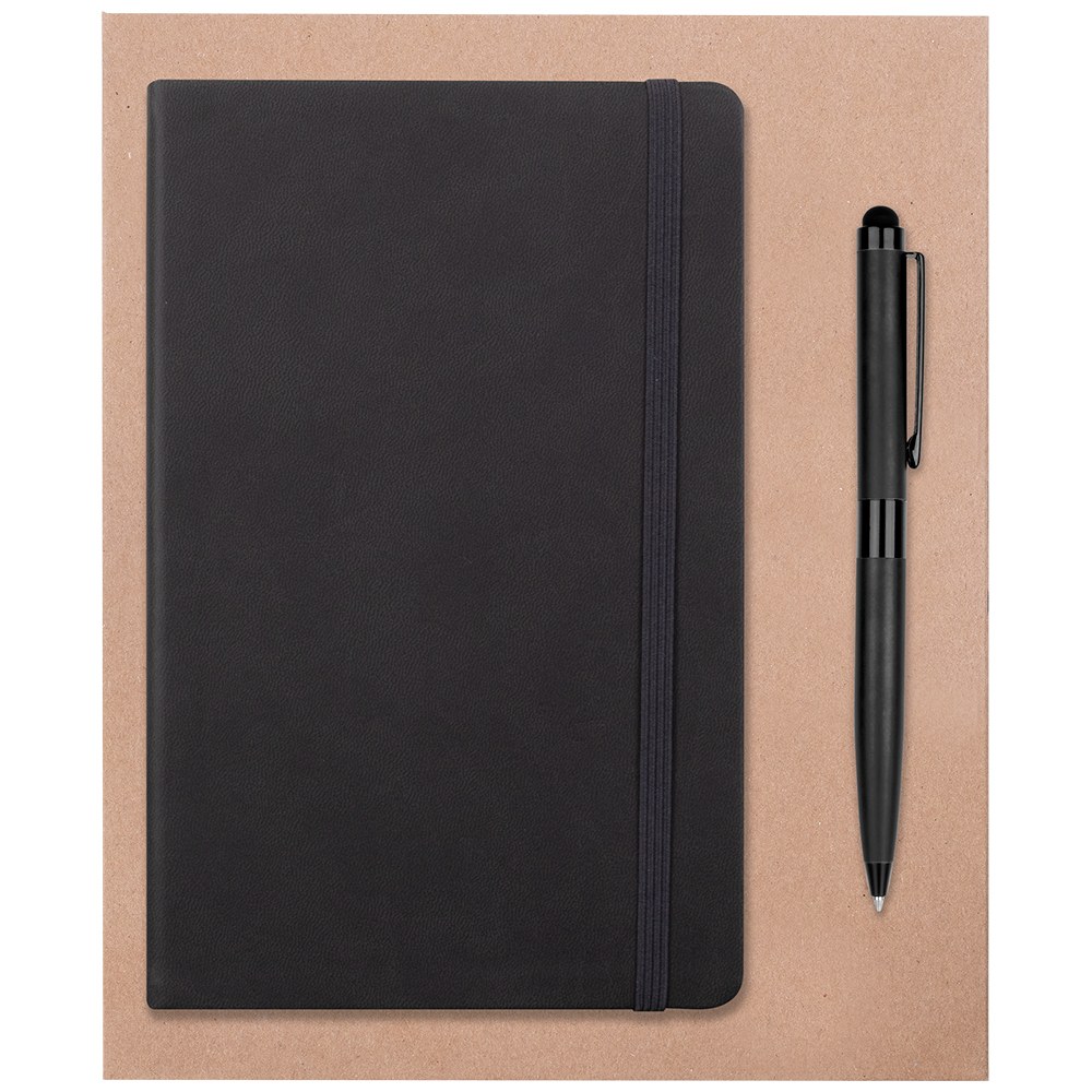 EgotierPro 53588 - Ensemble élégant carnet spécial et stylo métallique TWILIGHT