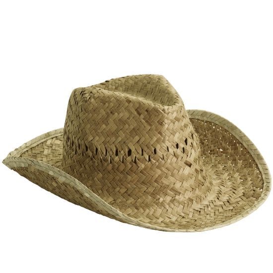 EgotierPro 98074 - Chapeau en paille, ton clair, taille unique INDIANA