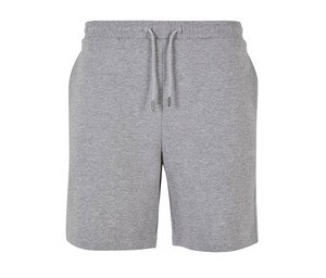 BUILD YOUR BRAND BY251 - Short molletonné homme Heather Grey