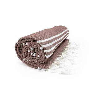 THE ONE TOWELLING OTHSU - Fouta Sultan Brown / White