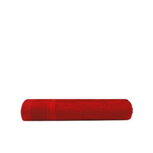 THE ONE TOWELLING OTR70 - Serviette de bain en coton et polyester recyclé Bandara Red