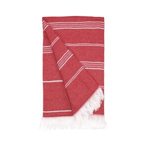 THE ONE TOWELLING OTRHA - Fouta en coton et polyester recyclé Red