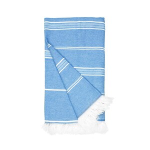 THE ONE TOWELLING OTRHA - Fouta en coton et polyester recyclé Cobalt Bleu