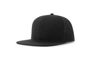 ATLANTIS HEADWEAR AT261 - Casquette Snap visière plate Black