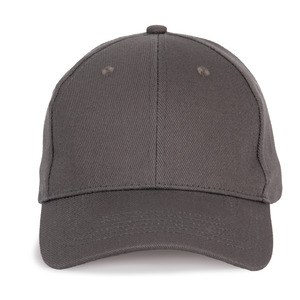 K-up KP230 - Casquette en coton et polyester recyclés K-loop - 6 panneaux Dark Grey