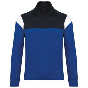 PROACT PA388 - Sweat d'entrainement 1/4 zip enfant Dark Royal Blue / Navy