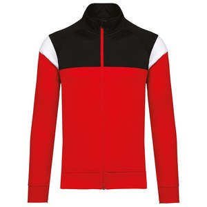 PROACT PA390 - Veste de survêtement zippée unisexe Sporty Red / Black