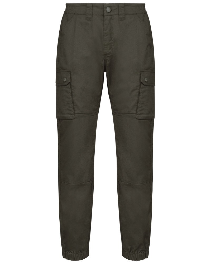 WK. Designed To Work WK711 - Pantalon cargo unisexe avec bas élastiqué