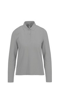 B&C CGPW464 - MY POLO 210 Femme manches longues Sport Grey