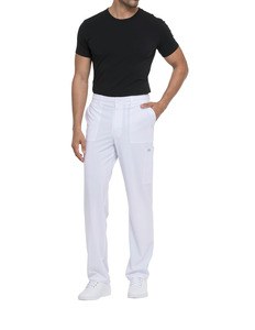 Dickies Medical DKE015 - Pantalon à cordon de serrage à taille standard homme White