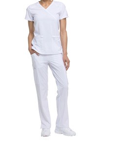 Dickies Medical DKE625 - Haut cache cœur femme White