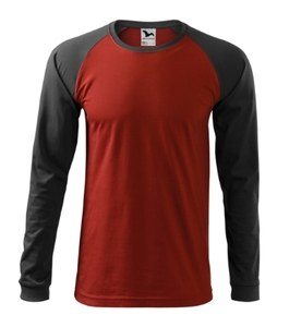 Malfini 130 - t-shirt Street LS pour homme marlboro red
