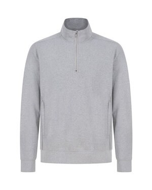 Henbury H842 - Sweat-shirt col zippé unisexe