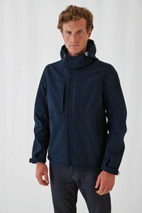 B&C CGJM950 - Veste Capuche Softshell Homme