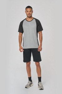 ProAct PA467 - T-SHIRT BICOLORE SPORT MANCHES COURTES UNISEXE